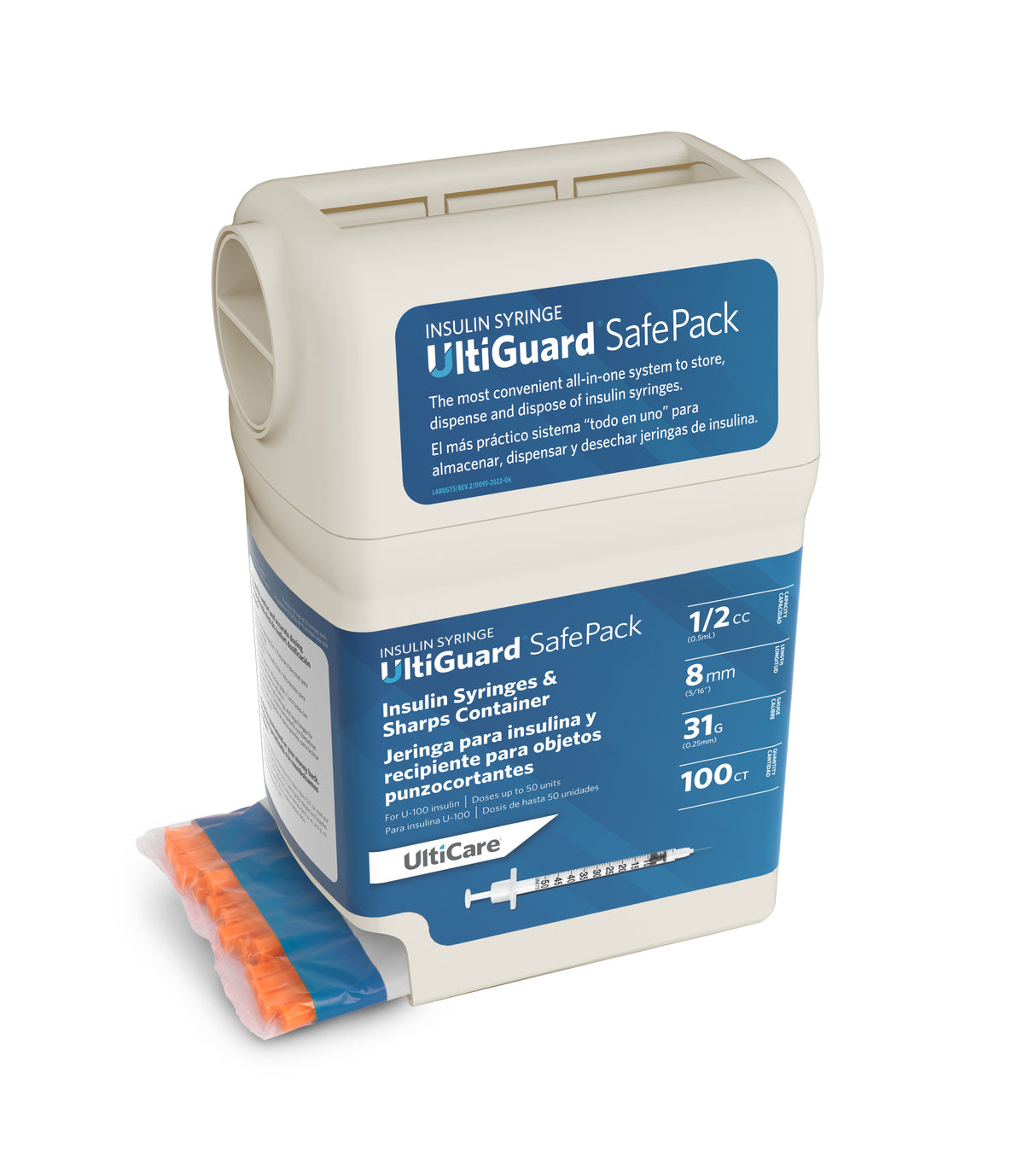 Image of UltiCare® Insulin Syringe 31G x 5/16", 1/2 mL