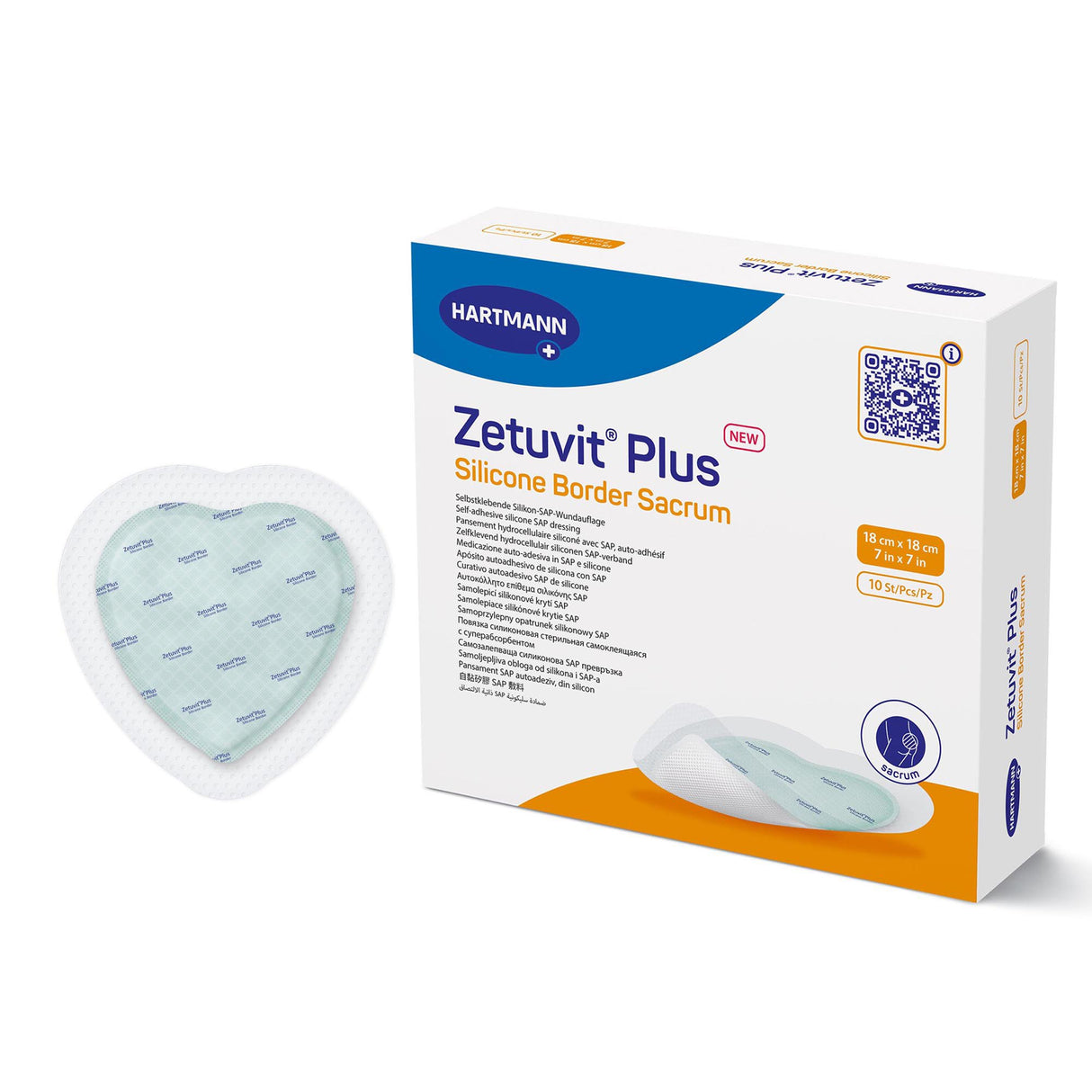 Image of Zetuvit Plus Silicone Border Adhesive Super Absorbent Dressings