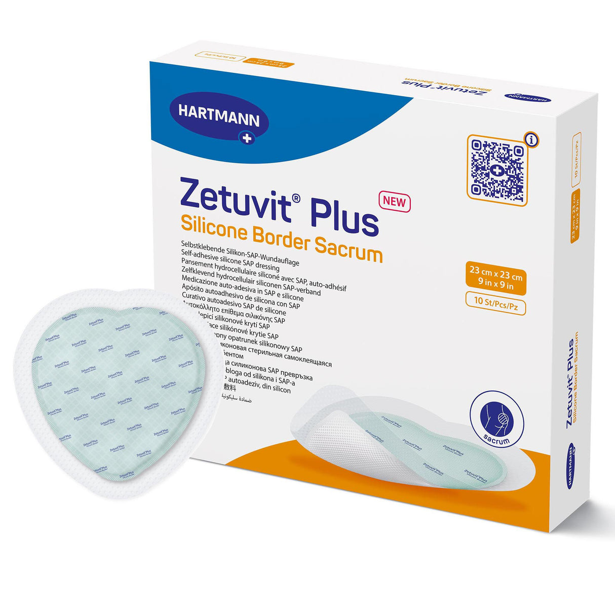 Image of Zetuvit Plus Silicone Border Adhesive Super Absorbent Dressings