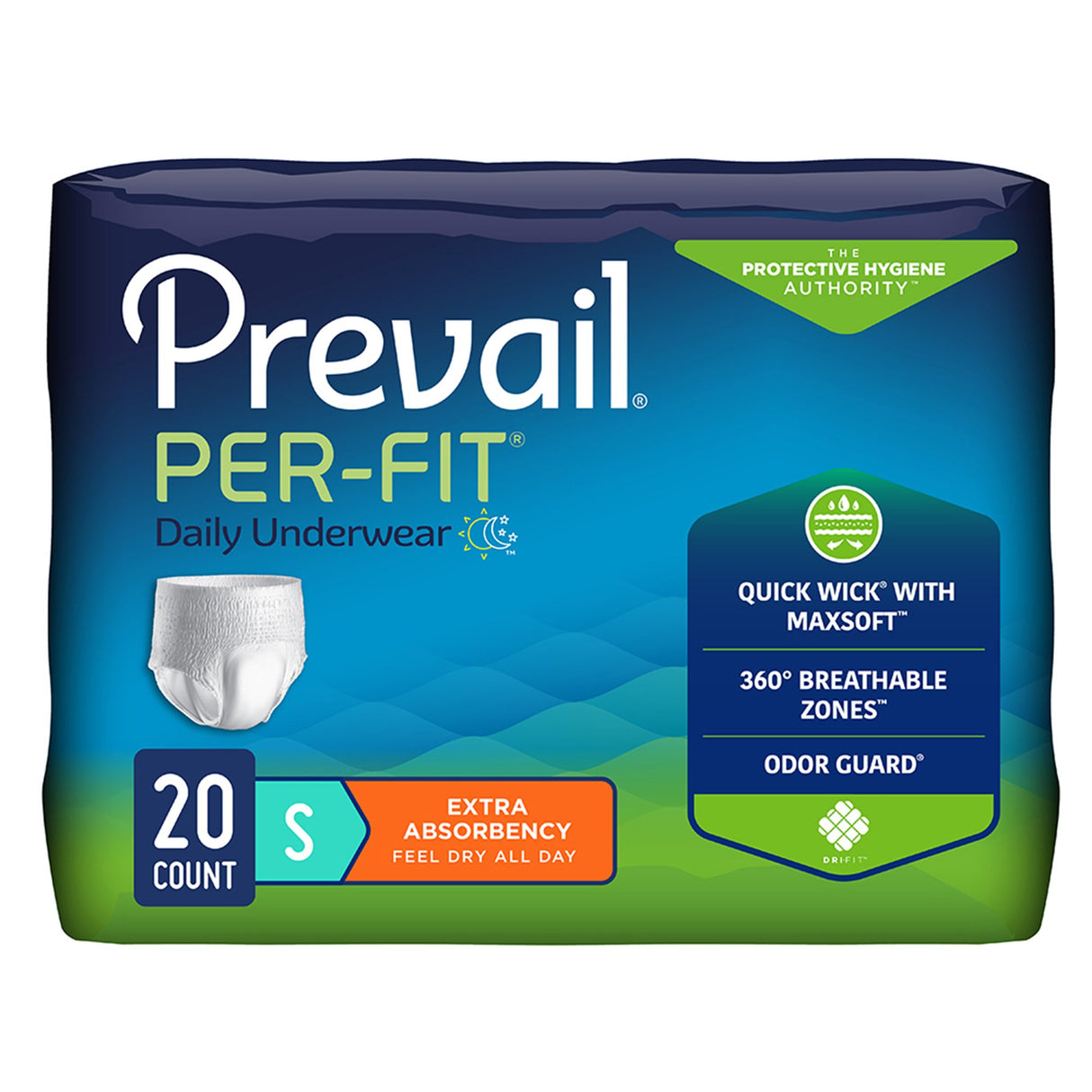 Image of Prevail Per-Fit Daily Underwear, Extra Absorbency