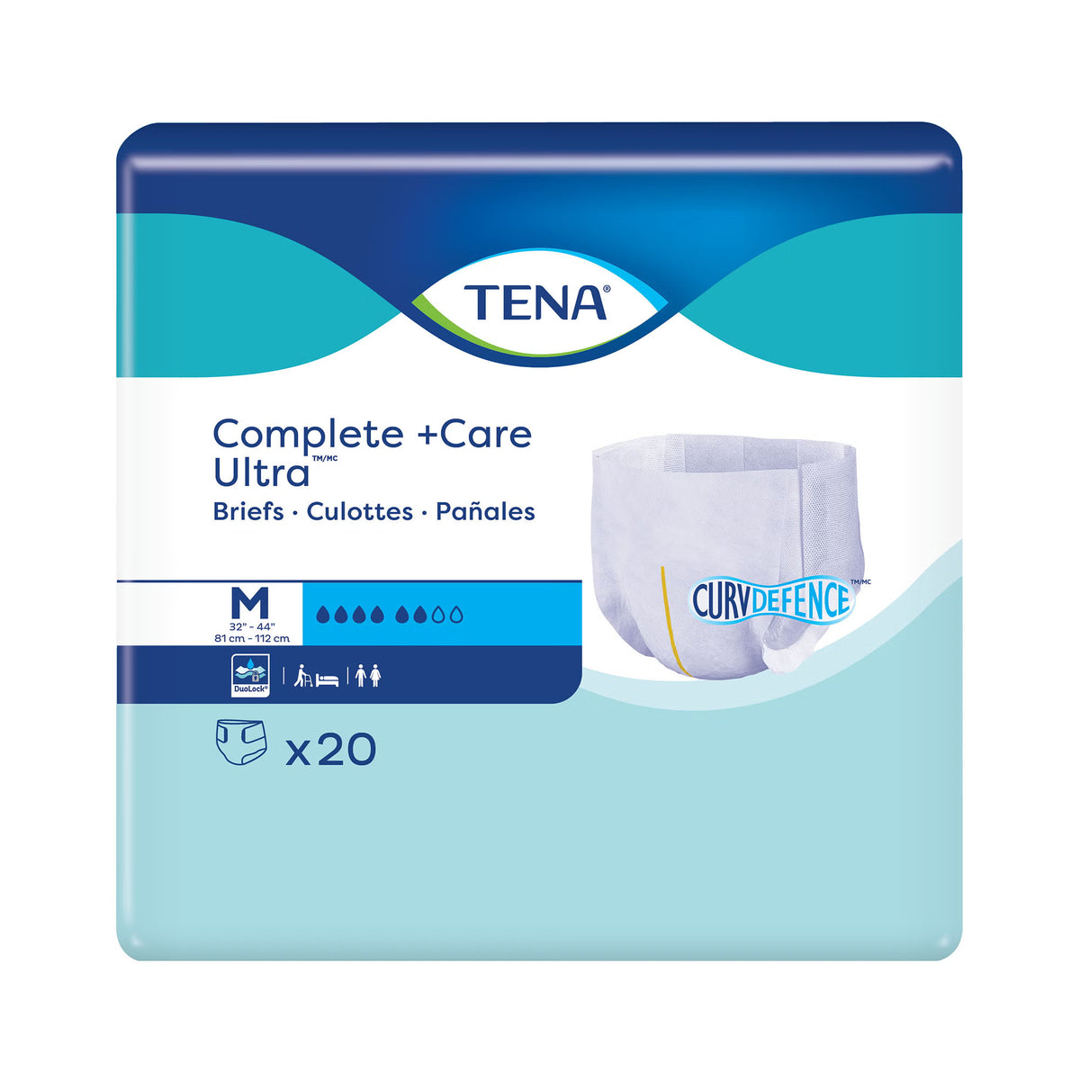 Image of TENA Complete +Care Incontinence Briefs