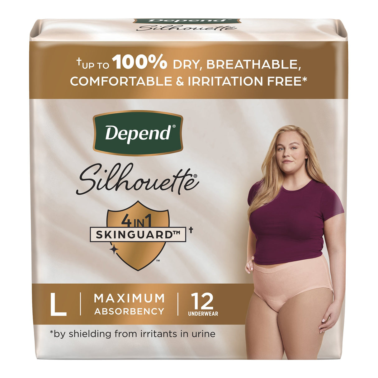 Image of Depend® Silhouette® Incontinence Underwear for Women, Maximum Absorbency