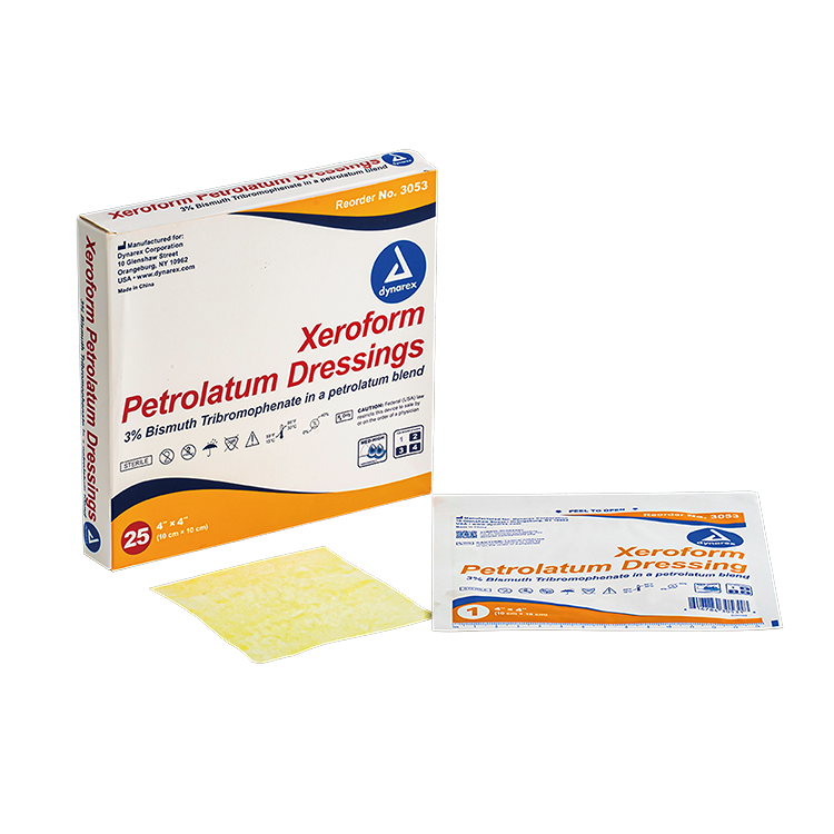 Xeroform Petrolatum Gauze Dressing - 4" x 4"
