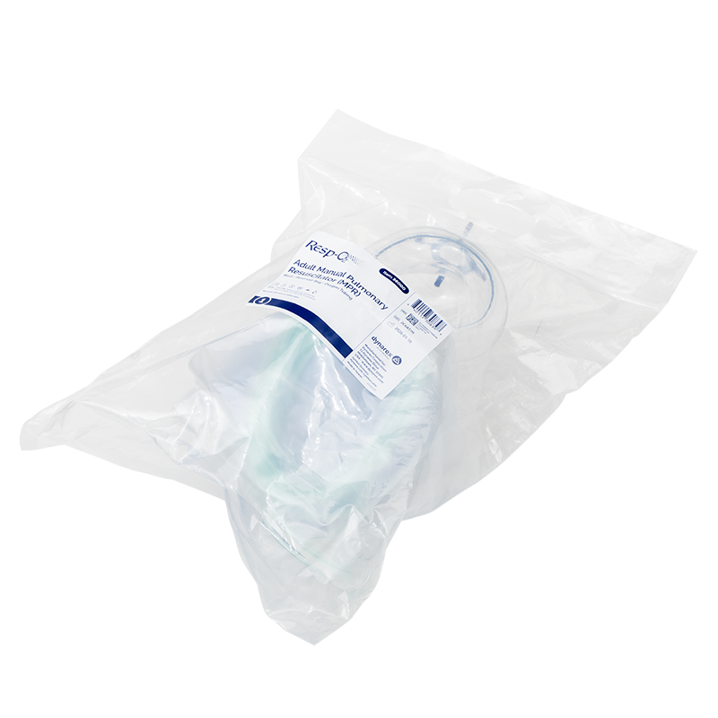 Dynarex Resp-O2 Manual Pulmonary Resuscitator with Mask, Reservoir Bag and Oxygen Tubing, Adult