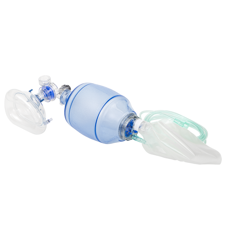 Dynarex Resp-O2 Manual Pulmonary Resuscitator with Mask, Reservoir Bag and Oxygen Tubing, Adult