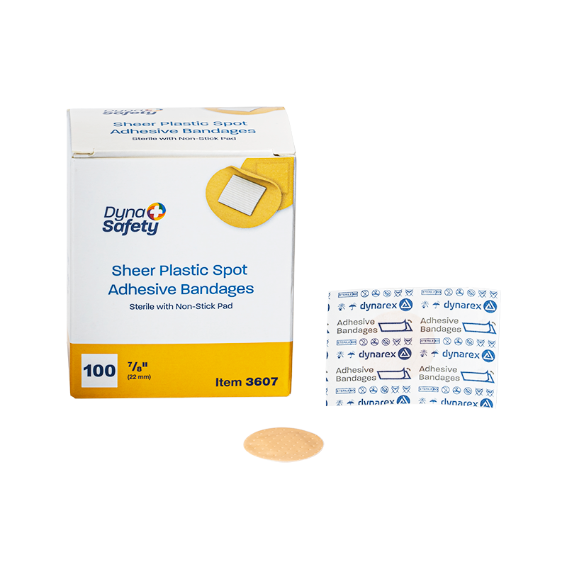 Image of Dynarex Sheer Spot Adhesive Bandages, Sterile 7/8"