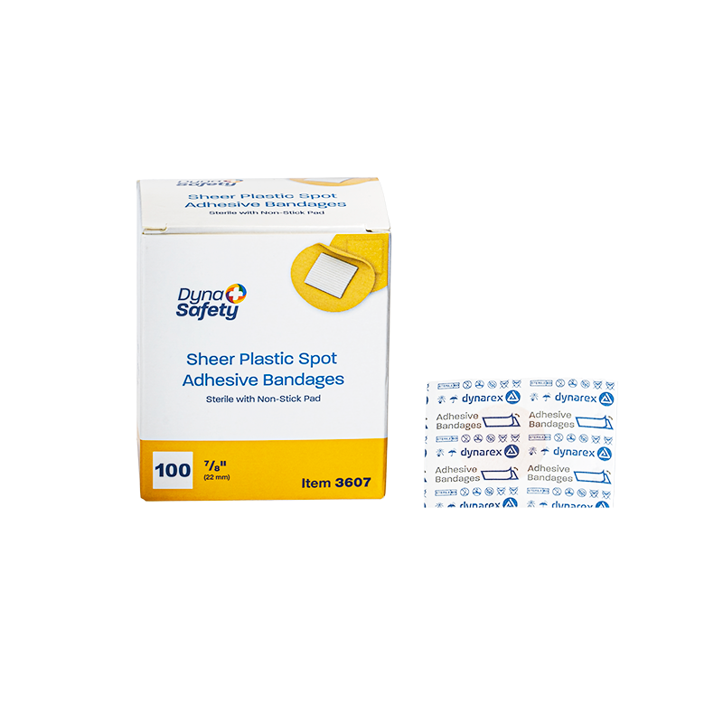 Image of Dynarex Sheer Spot Adhesive Bandages, Sterile 7/8"