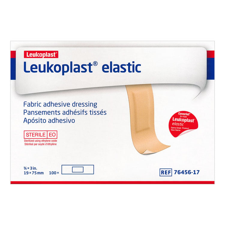 Image of Leukoplast Elastic Flexible Fabric First Aid Dressings (Formerly Coverlet)