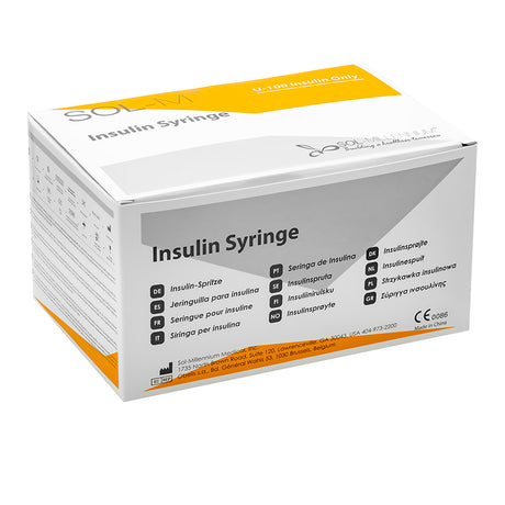 Image of Sol-M™ Insulin Syringe with Fixed Needle