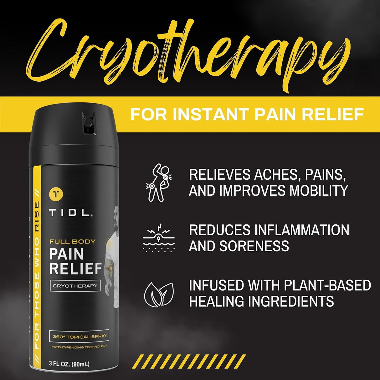 Image of TIDL Pain Relief Max Strength Cryotherapy Spray – 3 oz.