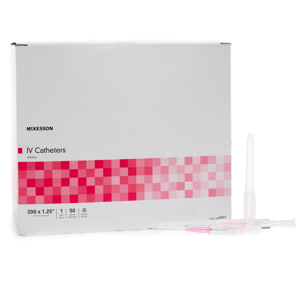 Image of McKesson Peripheral IV Catheters – Straight Hub, Non-Blood Control (Non-Safety)