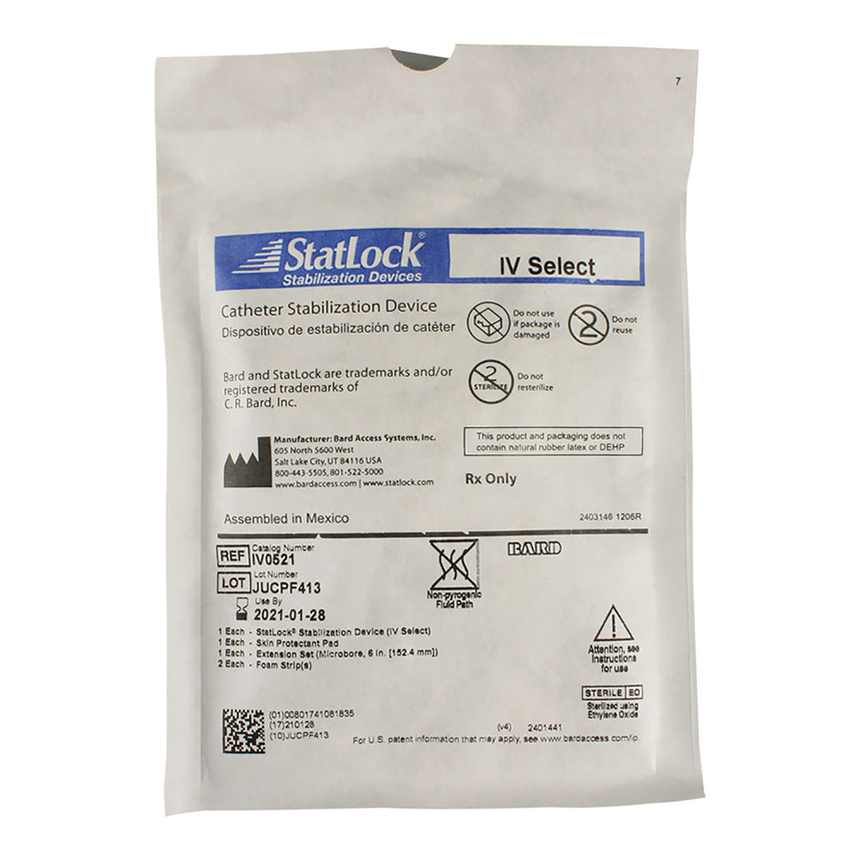 Image of StatLock IV Ultra Stabilization Device Adult Size