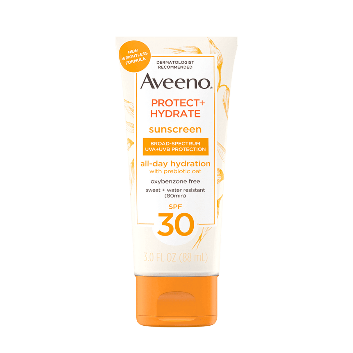 Image of Aveeno Protect + Hydrate Sunscreen Lotion, SPF 30, 3 oz