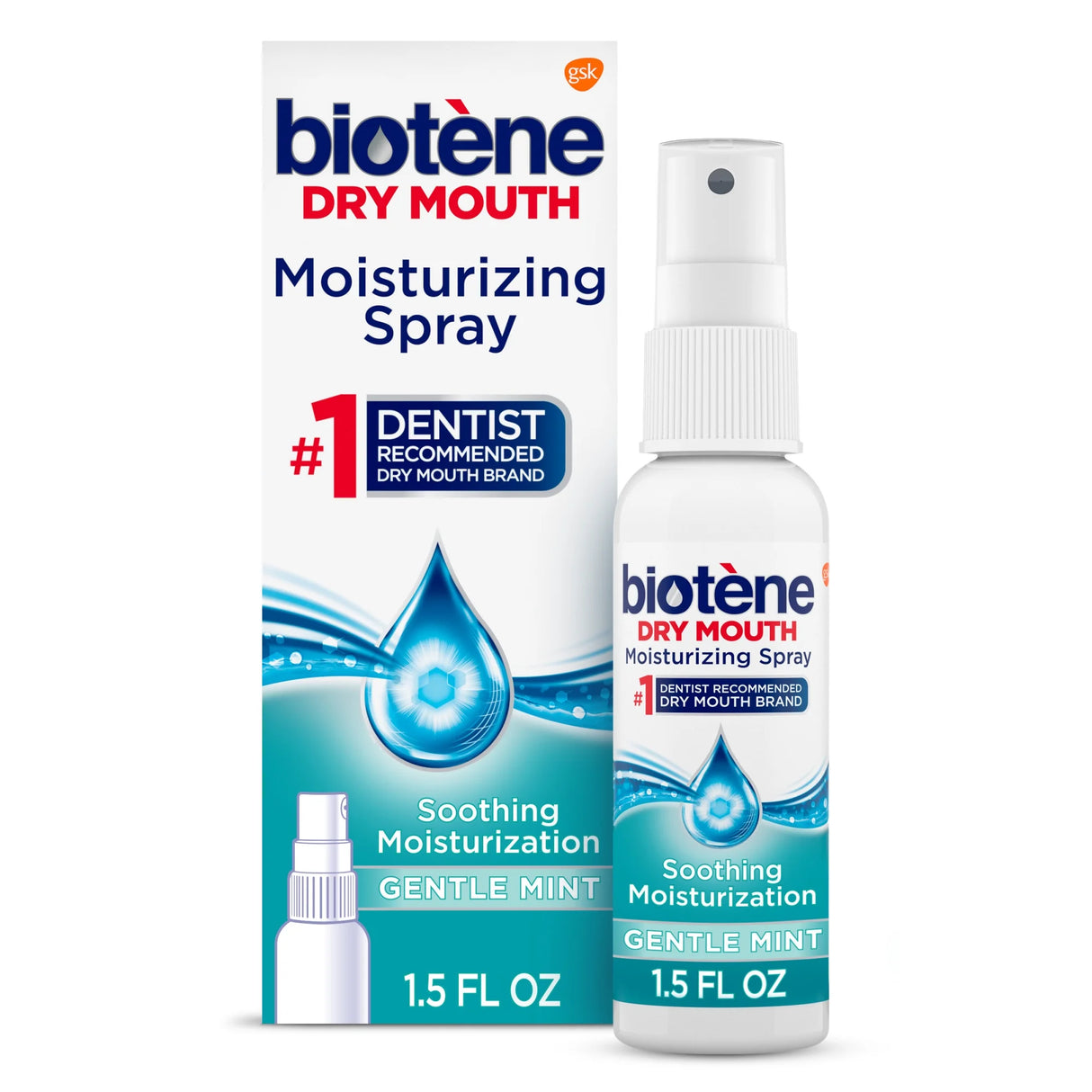 Image of Biotene Moisturizing Mouth Spray, Gentle Mint, 1.5 oz