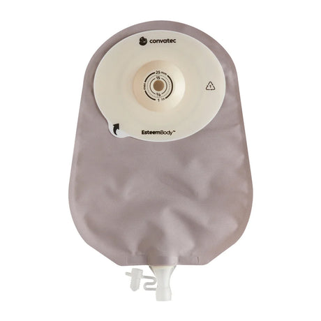 Image of Convatec Esteem Body Soft Convex 7mm Depth Cut-To-Fit One-Piece Urostomy Pouch with Durahesive Skin Barrier