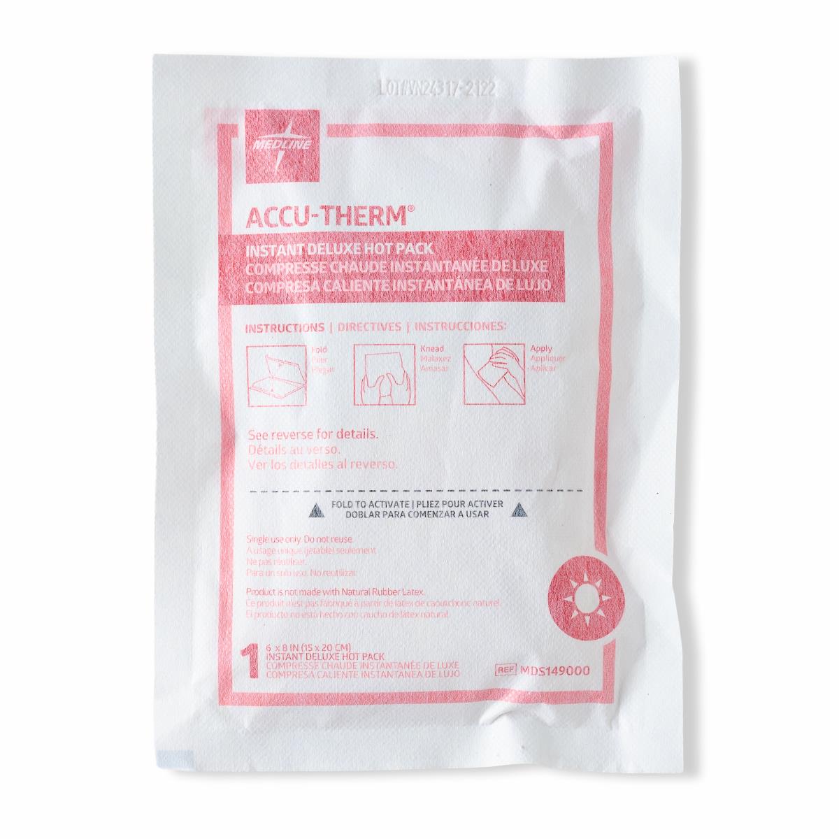 Image of Accu-Therm Deluxe Nonwoven Instant Hot Pack 6" x 8"
