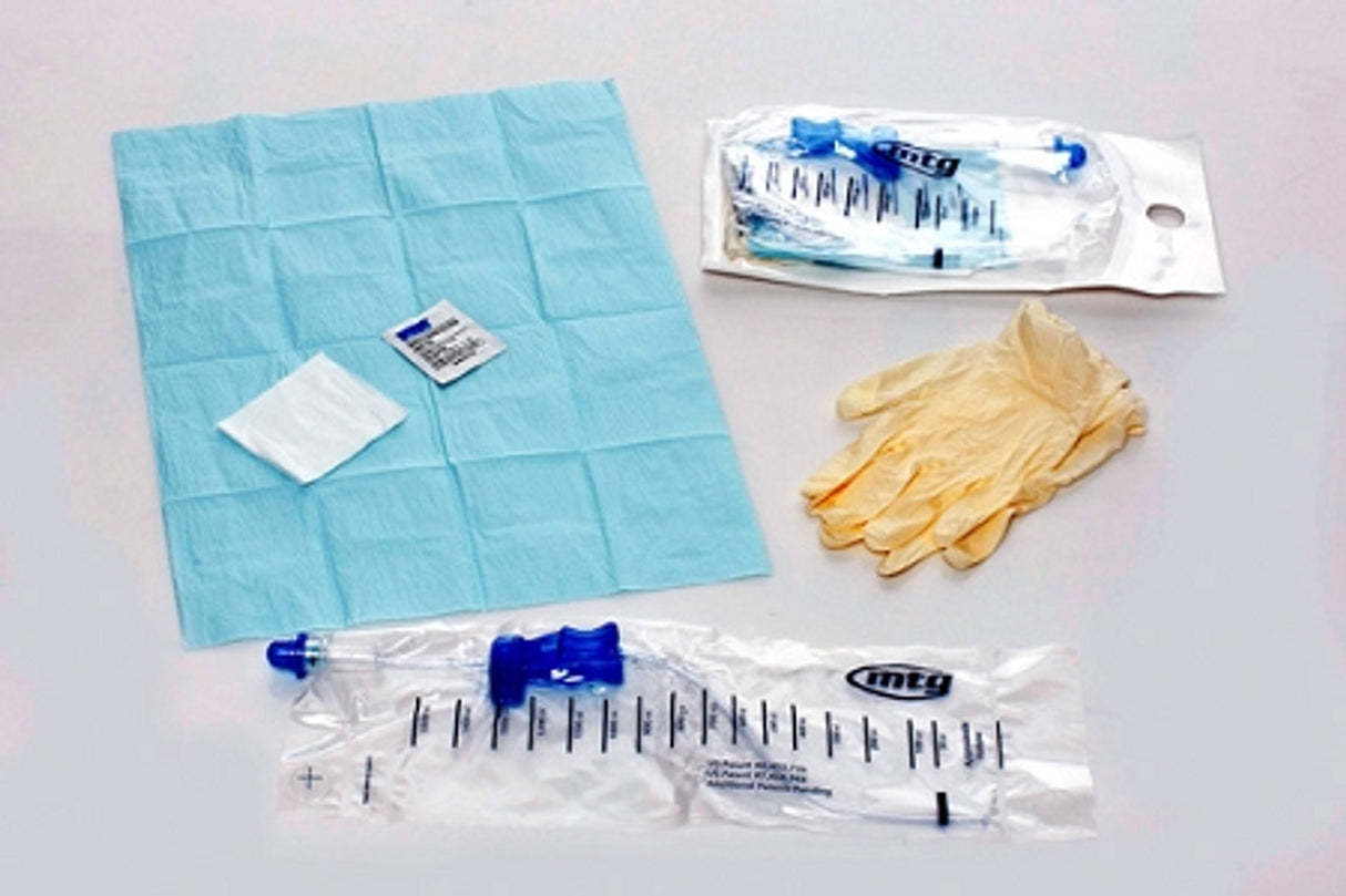 Image of MTG EZ-Gripper Closed System Catheter, 1500ml, Privacy Bag, 14Fr, 16" Length
