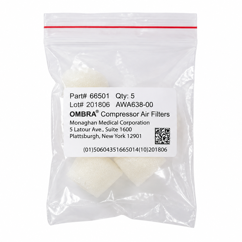 Ombra® Compressor Air Filters, Pack of 5