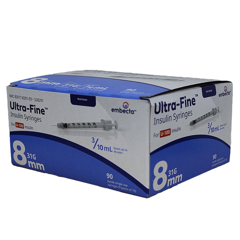 Image of BD Insulin Syringe Ultra-Fine™ II Needle, U-100