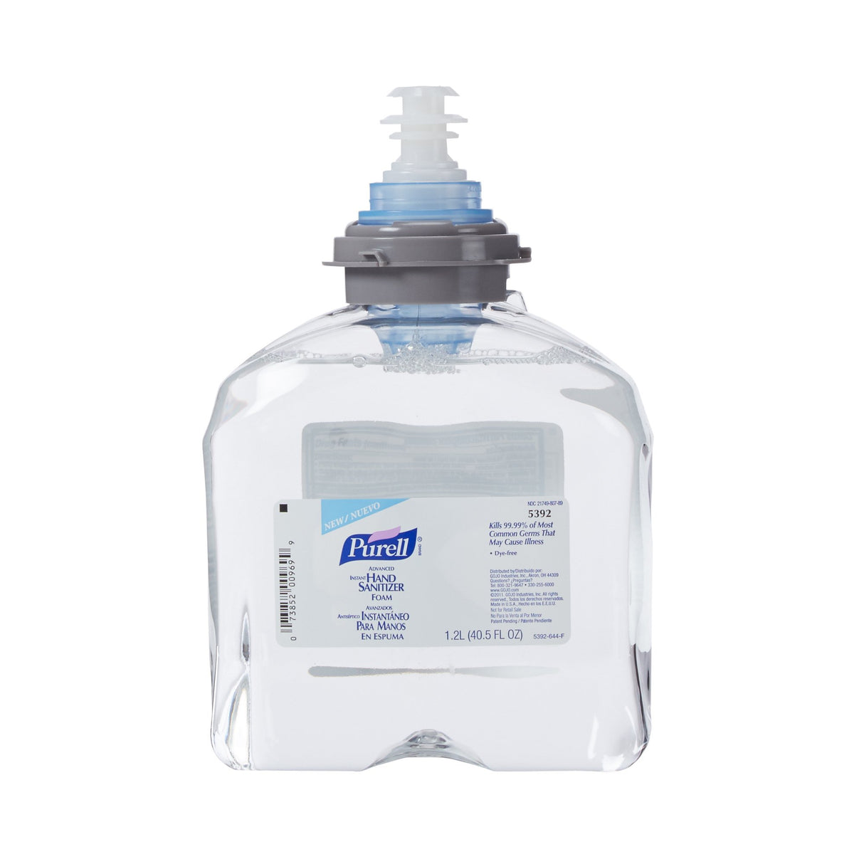Image of Purell® Advanced Hand Sanitizer, 1200 mL Foaming Dispenser Refill – GOJO