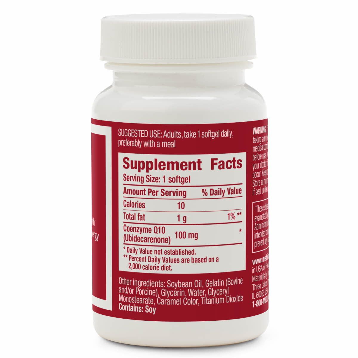 Image of Coenzyme Q10 Softgel 100mg 30Ct