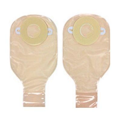 Image of 1-Piece Post-Op Adult Drainable Pouch With Barrier Pre-Cut 1" Round Deep Convex, Roll-Up