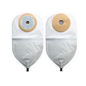 Image of 1-Piece Post-Op Adult Urinary Pouch Precut 1" Round 4" Foam Pad