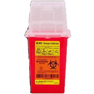 Image of 1.5 Qt Nestable Sharps Container, 9" X 4.5" X 4"
