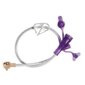 Image of 2" Right Angle Purple Dual Enfit Y-Port Medication Set