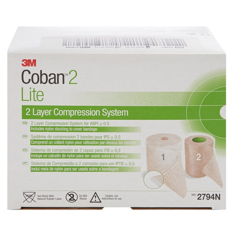 Image of 3M™ Coban™ Compression System, 2-Layer Lite, Latex-Free, Tan