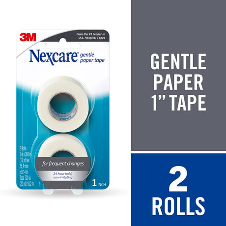 Image of 3M Nexcare™ Gentle Paper First Aid Tape 10 yds x 1"