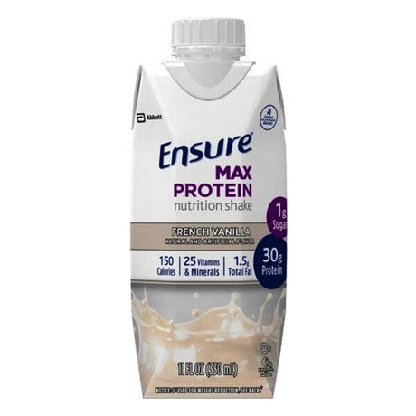 Image of Abbott Ensure® Max Protein Nutritional Shake, 11 oz, French Vanilla