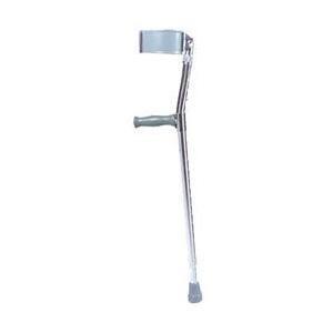Image of Adult Steel Forearm Crutches, 300lb Weight Capacity, Fits Patients 5'0" - 6'2"