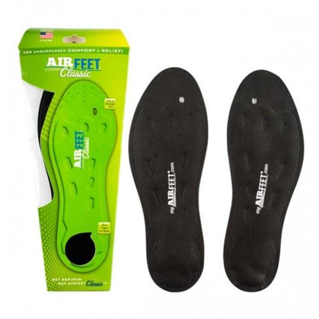 Image of AirFeet CLASSIC Black Insoles, Size 1L, Pair