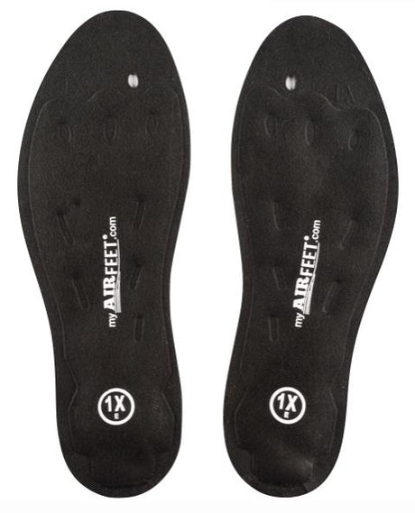 Image of AirFeet CLASSIC Black Insoles, Size 1X, Pair