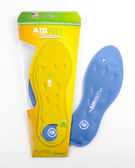 Image of AirFeet DIABETES CLASSIC Insoles, Size 1M, Pair