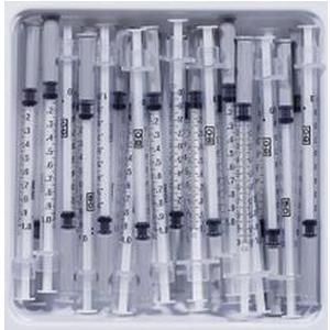 Image of Allergist Tray with PrecisionGlide Needle 27G x 3/8", 1/2 mL (1000 count)