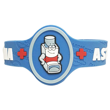 Image of Allermates Children's Medical Alert Bracelet, 7" for Asthma Allergies