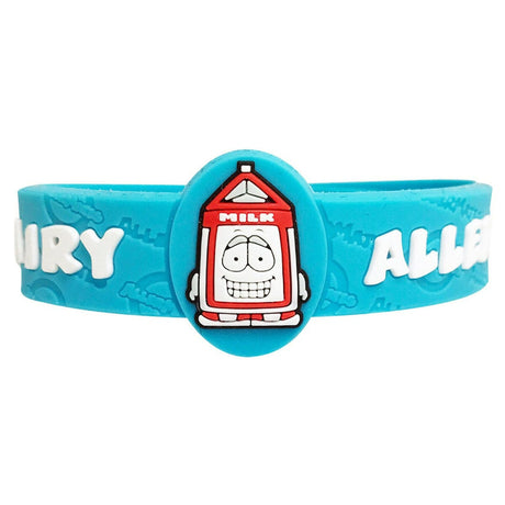 Image of Allermates Children's Medical Alert Bracelet, 7" for Dairy Allergies
