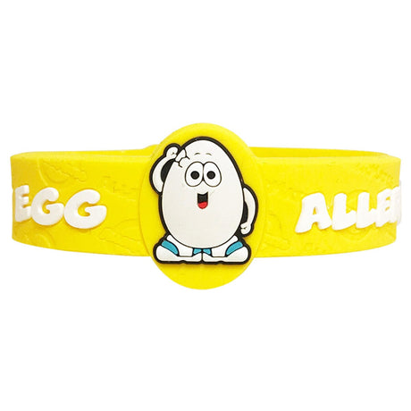 Image of Allermates Children's Medical Alert Bracelet, 7" for Egg Allergies