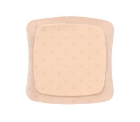 Image of AQUACEL Ag Foam Adhesive Dressing 5" x 5", 3.3" x 3.3" Pad Size
