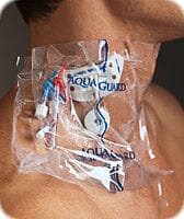Image of AquaGuard® Moisture Barrier 7" x 7", Actual Area of Coverage is 5" x 5-1/2", Retail Box, Hickman® Catheters, Chemo Ports, Stomas, Dialysis and PICC Lines, Pediatrics