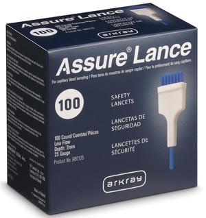 Image of Assure Lance Micro Flow Safety Lancet 25G (100 count)