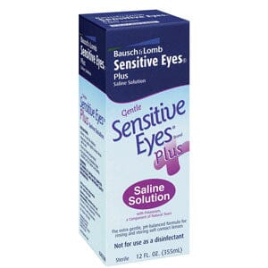 Image of Bausch & Lomb Sensitive Eyes® Plus Saline Solution 12 oz