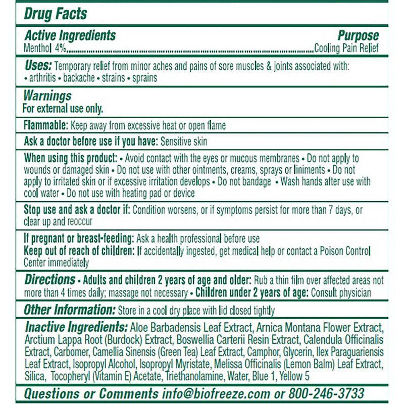 Image of Biofreeze Pain Relieving Roll-On, Green, 2.5 oz