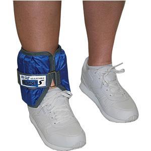 Image of CanDo Adjustable Cuff Ankle Weight, Blue, 10 lb.