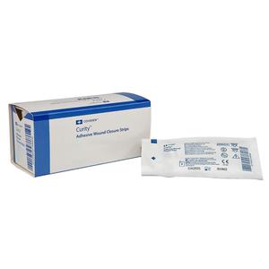 Image of Cardinal Health™ Curi-Strip™ Adhesive Wound Closure Strip, 1/2" x 4" (50 Six Pack)