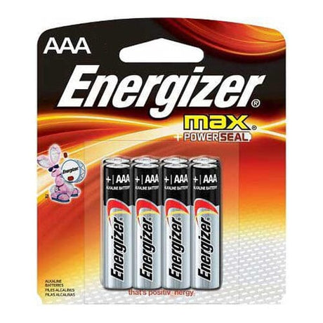 Image of Cardinal Health™ Energizer Max® AAA Alkaline Battery, 1.5V, 4 Count