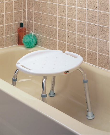 Image of Carex Adjustable Bath and Shower Seat without Back