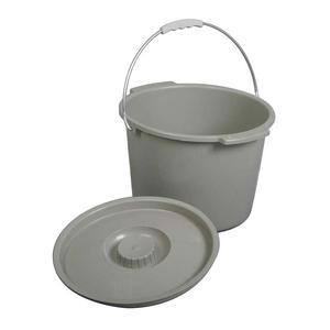 Image of Commode Bucket With Lid & Handle